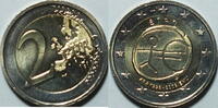 Griechenland 2 € 10 Jahre Europäische Wirtschafts- u. Währungsunion -