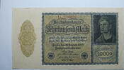 Deutschland 10.000,-- Mark 1922 Ros. Nr. 69 c, KN 6 - stellig vz 4,00 EUR  Excl. 14,49 EUR Verzending