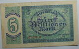 Karlsruhe 5 Millionen Mark 1923 gebraucht 9,00 EUR  Excl. 14,49 EUR Verzending