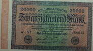 Weimar 20.000 Mark Rosenberg Nr. 84 d, WZ. Hakensterne, KN 6 - stellig -