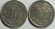 Kaiserreich Deutsches Reich 10 Pfennig -