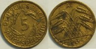 Weimar 5 Pf 1936 A ss 1,00 EUR  plus 8,99 EUR verzending