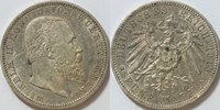 Kaiserreich Würtemberg 5 Mark 5 Mark Würtemberg Wilhelm -