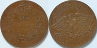 Frankfurt Bronzemedallie 1895 zum 50. jährigen bestehen der Versicherungsgesellschaft " -