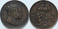 Preussen Bronze Medallie Krönungsmed. Kaiser Wilhelm und Auguste -