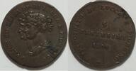 Italien 5 Centimes Lucca und Piombino, Fürstentum -
