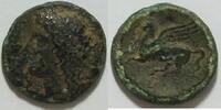 Sizilien AE 18 317 - 289 v. 'c Stadt Syrakus s/ss 70,00 EUR59,50 EUR  plus 14,49 EUR verzending