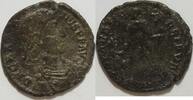 Römisches Kaiserreich AE Follis Gratianus Kaiser hält Globus & Viktoria vor ihm kniende Göttin mit Mauerkrone -