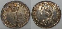 1 Penny Silber 1746 England Georg II. fast st