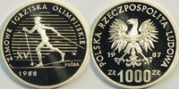 Polen 1000 Zl olympiade 1988 Probe -