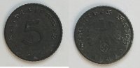 Deutsches Reich 5 Rpf 1941 A vz 1,50 EUR  plus 8,99 EUR verzending