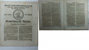 Braunschweig Braunschweigische Anzeigen vom 17. Juli 1776 4 Seiten -