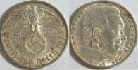 3. Reich 5 RM 1938 E ss 22,50 EUR  plus 14,49 EUR verzending