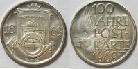 Deutschland 100 Jahre Postkarte -