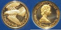 Britisch Virgin Islands 25 $ Gold Greifvogel .500 Gold -