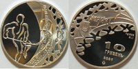 Ukraine 10 Hryven Olympischen Spiele 2002 in Salt Lake City / Eishockey -
