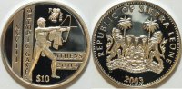 Sierra Leone 10 $ Olympischen Spiele 2004 in Athen -