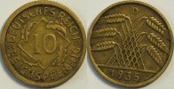 Weimarer Republik 10 Reichspfennig -