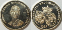 Berlgien 250 Francs Todestag Queen Astrid -