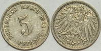 Kaiserreich 5 Pf 1911 D ss 1,00 EUR  plus 8,99 EUR verzending