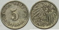 Kaiserreich 5 Pf 1906 D ss 1,00 EUR  plus 8,99 EUR verzending