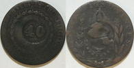 Brasilien 40 Reis Pedro I. 1822-31 -
