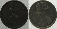 1 Penny 1865 Großbritannien  ss