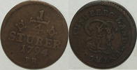 Berg 1/4 Stuber Karl Theodor 1742-1799 -