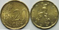 Italien 20 Cent 2002 bankfrisch 1,90 EUR  plus 8,99 EUR verzending