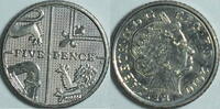 Grossbritannien 5 Pence -