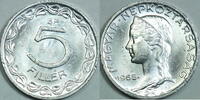 Ungarn 5 Filler 1965 vz-st 2,50 EUR  plus 8,99 EUR verzending
