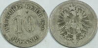 Kaiserreich 10 Pf 1876 A s 1,00 EUR  plus 8,99 EUR verzending