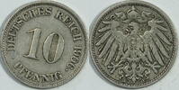 Kaiserreich 10 Pf 1906 E ss 1,00 EUR  plus 8,99 EUR verzending