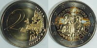 Slowakei 2 Euro 1150 Jahre byzantinische Mission von Kyrill und Method Farbedition -
