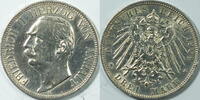 Anhalt 3 Mark 1909 vz ber. 125,00 EUR  plus 14,49 EUR verzending