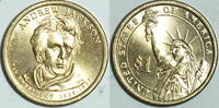 USA 1 $ Andrew Jackson 7. US Präsident 1829 - 1837 Bild beispielhaft -