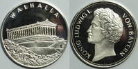 o.J. Silbermedallie Bayern Walhalla ca. 32 mm Durchmesser, 10 Gramm Silber Proof
