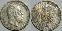 Würtemberg 3 Mark Wilhelm II -