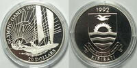 Kiribati 20 $ Olympische Barcelona 1992 Segeln -