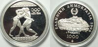 Griechenland 1000 Drachmen Olympische Atlanta 1996 Ringer -