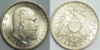 Würtemberg 2 Mark Wilhelm II -