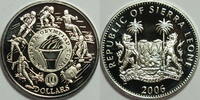 Sierra Leone 10 $ Winterolympiade Turin -