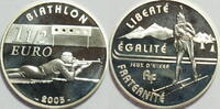 1,5 Euro 2006 Frankreich Frankreich 1 1/2 Euro 2005  Biathlon PP  gekapselt