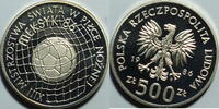 Polen 500 Zloty Fußball WM 1986 Mexico -