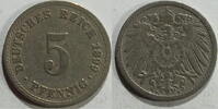 Kaiserreich 5 Pfennig 1899 A ss 1,00 EUR  plus 8,99 EUR verzending