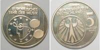 Bundesrepublik Deutschland 5 DM Europ. jahr der Musik -