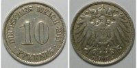 Kaiserreich Deutsches Reich 10 Pfennig 1906 A ss 1,00 EUR  plus 8,99 EUR verzending