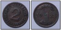 Weimarer Rep. 2 Rentenpfennig -