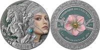 Cameroon 2000 Francs Amazon Femina Bellator 2 oz Antique finish Silver Coin 2000 Francs CFA -