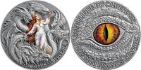 Cameroon Mythical Hydra The Dragonology 2 oz Antique finish Silver Coin 2000 Francs CFA Cameroon 2025 2000 francs 2025 Antique finish